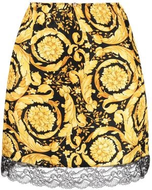 Versace Rock Mit Print - Gelb