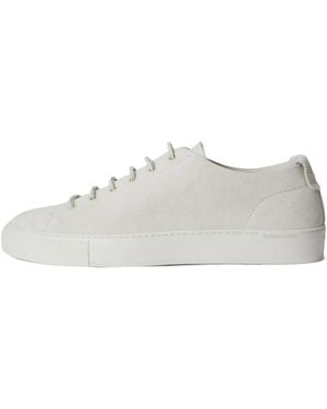 Polo Ralph Lauren Lace-Up Leather Trainers - White