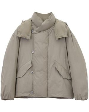 Lemaire Hooded Puffer Jacket - Grey