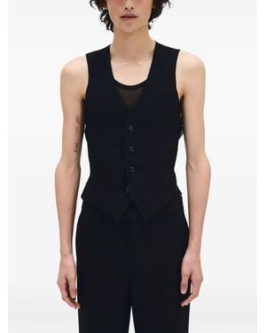 Ann Demeulemeester Indor Waistcoat - Black
