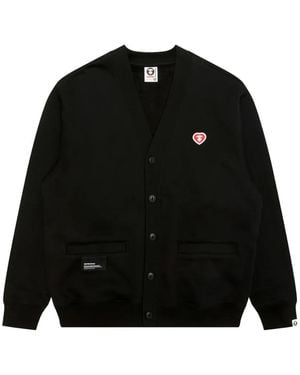 Aape By A Bathing Ape Cardigan Mit V-Ausschnitt - Schwarz