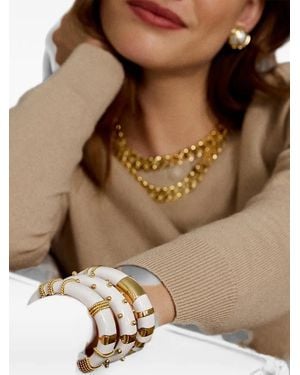 Verdura Mondello Bangle Bracelet - Brown