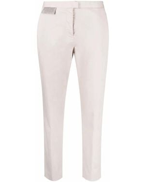 Fabiana Filippi Tapered Tailored Trousers - Multicolour