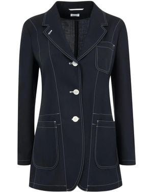 Thom Browne Veste School Uniform - Blue