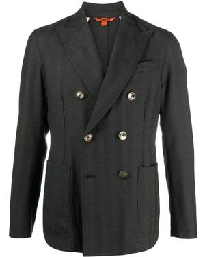 Barena Double-Breasted Tailored Blazer - Black