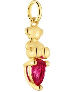 Tous Bear Pendant - White