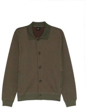Paul Smith Geknöpfter Pullover Mit Polokragen - Grün