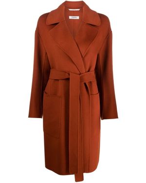 Max Mara Paris Virgin-wool Coat - Orange