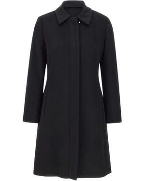 Marella Klassischer Mantel - Schwarz