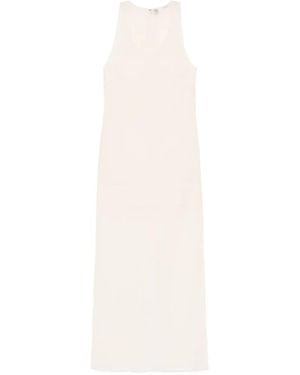TOTEME Crinkled Scoop Dress - White