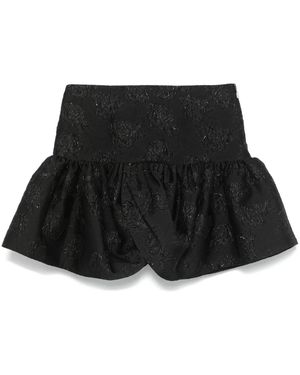 ROTATE BIRGER CHRISTENSEN ジャカード ミニスカート - ブラック