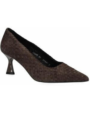 Pons Quintana Gewebte Pumps Mit Spitzer Kappe - Schwarz