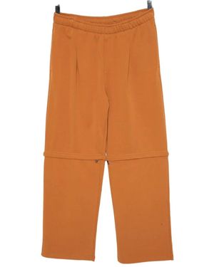 Qasimi Double-Layered Track Trousers - Orange