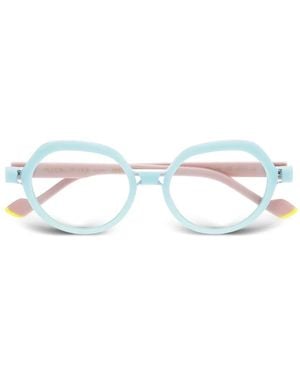 Face A Face Phoebe 1 Bril Met Geometrisch Montuur - Wit