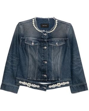 Simone Rocha Turbo Denim Jack - Blauw