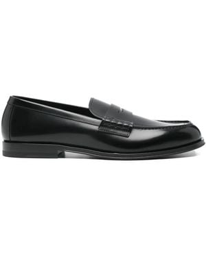 Henderson Penny-Strap Leather Loafers - Black