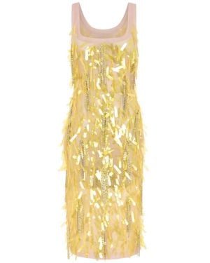16Arlington Shani Midi Dress - Metallic