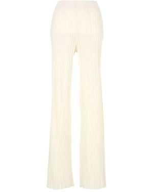 Mrz Pleated Trousers - White