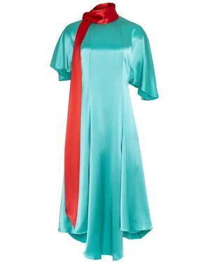 ROKSANDA Asymmetrisches Wren Kleid - Blau