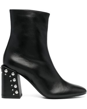 Furla Studded-Heel 75Mm Ankle Boots - Black