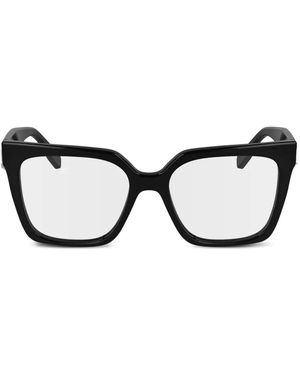 Karl Lagerfeld スクエア眼鏡フレーム - ブラック