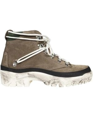 Reese Cooper Lace-Up Boots - Brown