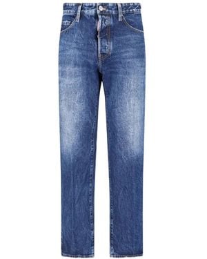 DSquared² Jean 70's Dark Highlight - Bleu