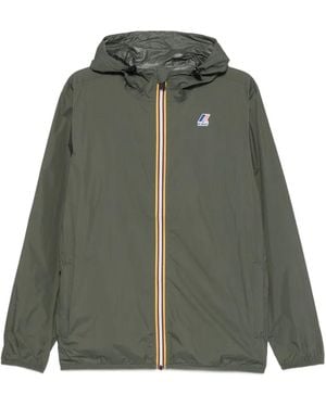 K-Way Claude Hooded Jacket - Green