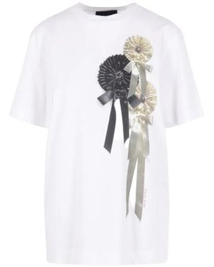 Simone Rocha Graphic-Print Cotton T-Shirt - White