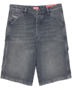 DIESEL D-Livery Denim Shorts - Grey