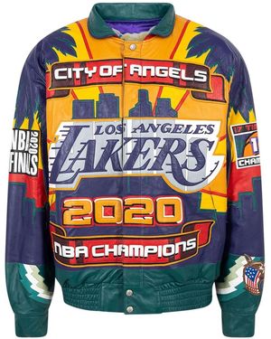 Jeff Hamilton X Lakers 2020 ボンバージャケット - ブルー