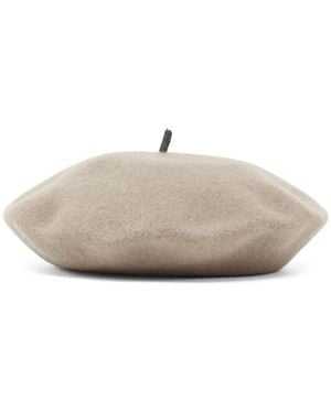 Brunello Cucinelli Wool Beret - White