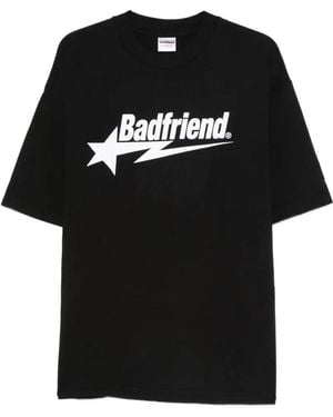 Badfriend Logo-Print T-Shirt - Black