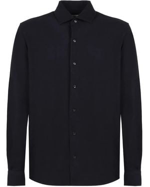Agnona Long Sleeve Shirt - Blue