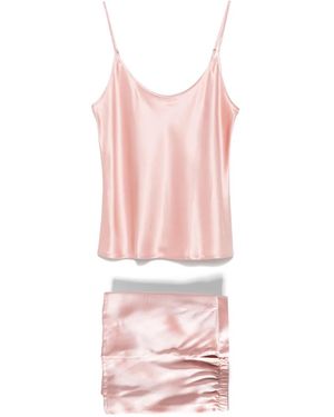 La Perla Pyjama Aus Satin - Pink