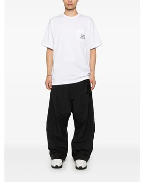 WTAPS 20 Embroidered Half Zip Sweat in Black for Men | Lyst