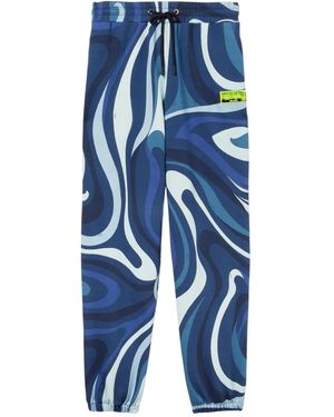 PUCCI Jogginghose mit Marmo-Print - Blau