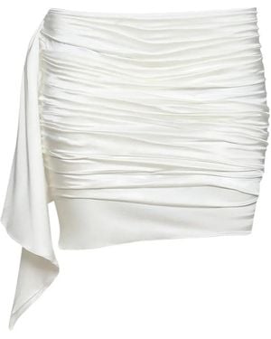 DI PETSA Falda Lunar Drapeada - Blanco