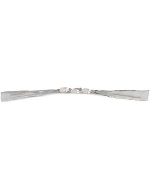 Mela Verziertes Armband - Weiß
