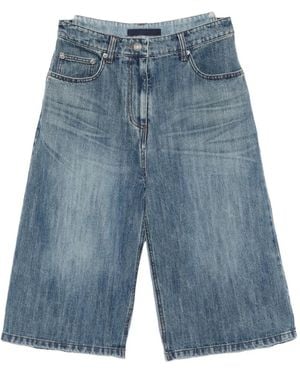 Juun.J Paneled Denim Shorts - Blue