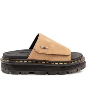 Dr. Martens Zebzag Touch-Strap Sandals - White