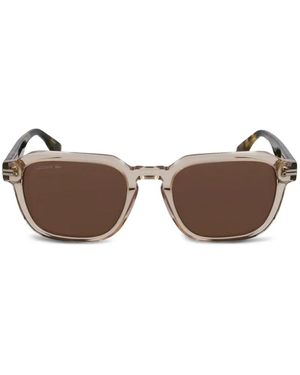 Lacoste L6046S 264 Square-Frame Sunglasses - Brown