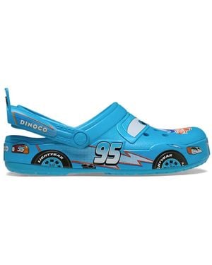 Crocs™ X Pixar Classic Lightning Mcqueen Dinoco Mules - Blue