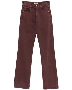 Jacob Cohen Cara Logo-Patch Jeans - Purple