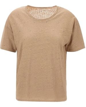 Kangra リネン Tシャツ - ナチュラル