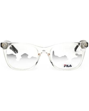 Fila Vfi175 Rectangle-Frame Glasses - White