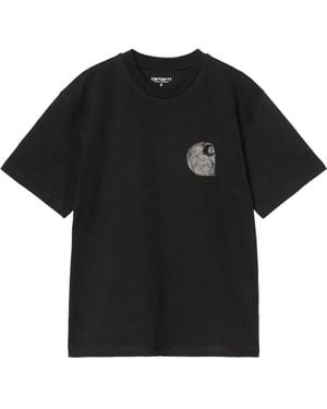 Carhartt T-Shirt Nice Con Stampa Grafica - Nero