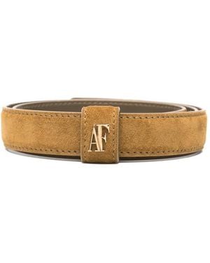 Alberta Ferretti Logo-Plaque Belt - White