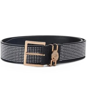 Kurt Geiger Shoreditch-Detail Embellished Belt - White
