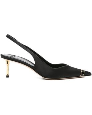 Elisabetta Franchi 60Mm Slingback Pointed-Toe Pumps - Black